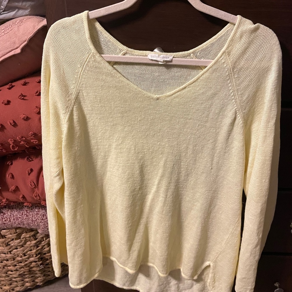 Eileen fisher linen sweater